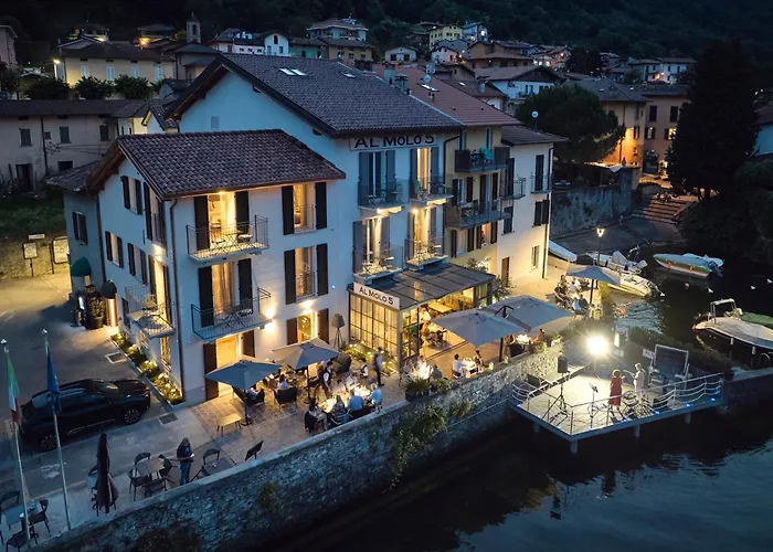 بيت ريفي Al Molo 5 - Front Oliveto Lario